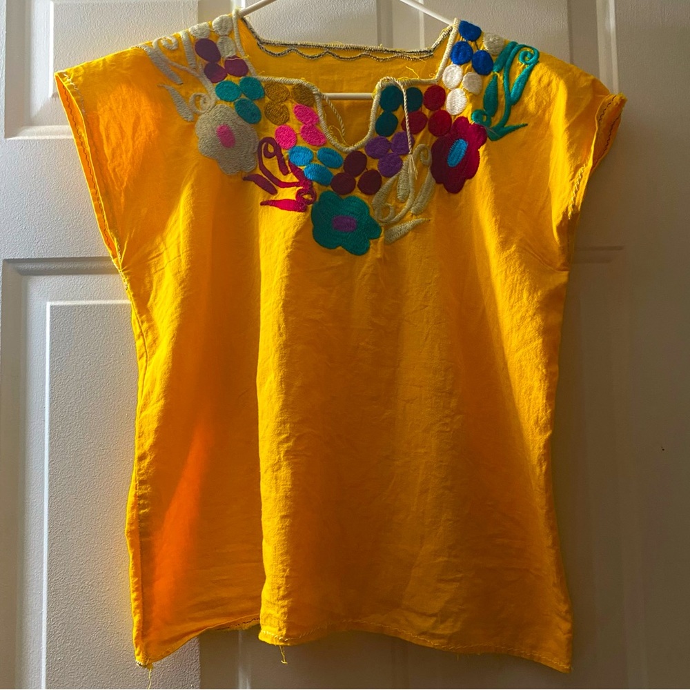 Authentic Mexican embroidered top